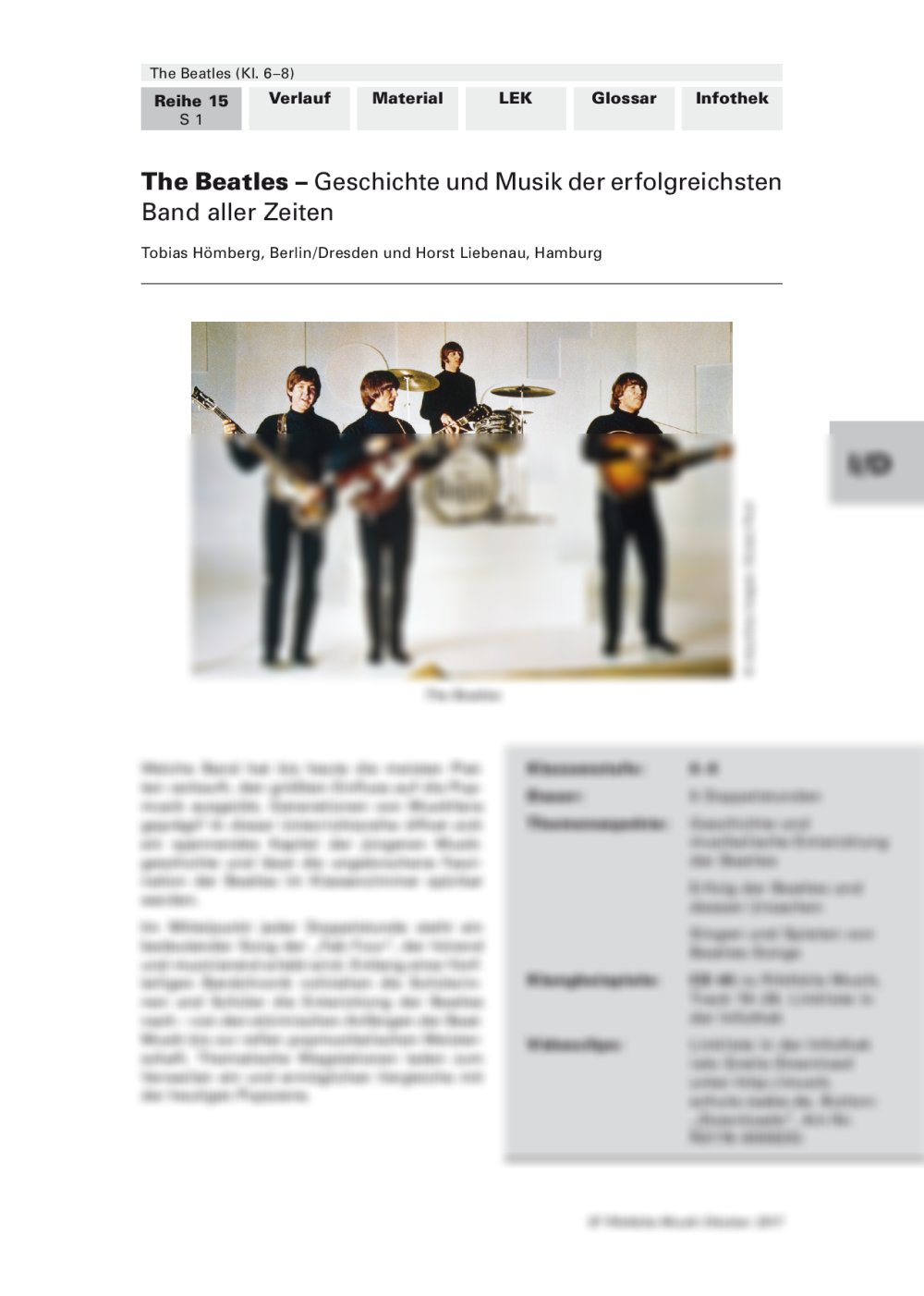 The Beatles – Geschichte und Musik der erfolgreichsten Band aller Zeiten - Seite 1