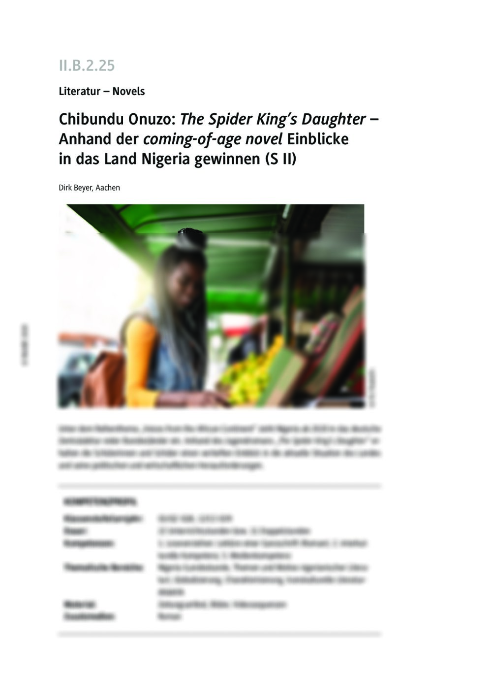Chibundu Onuzo: "The Spider King's Daughter" - Seite 1