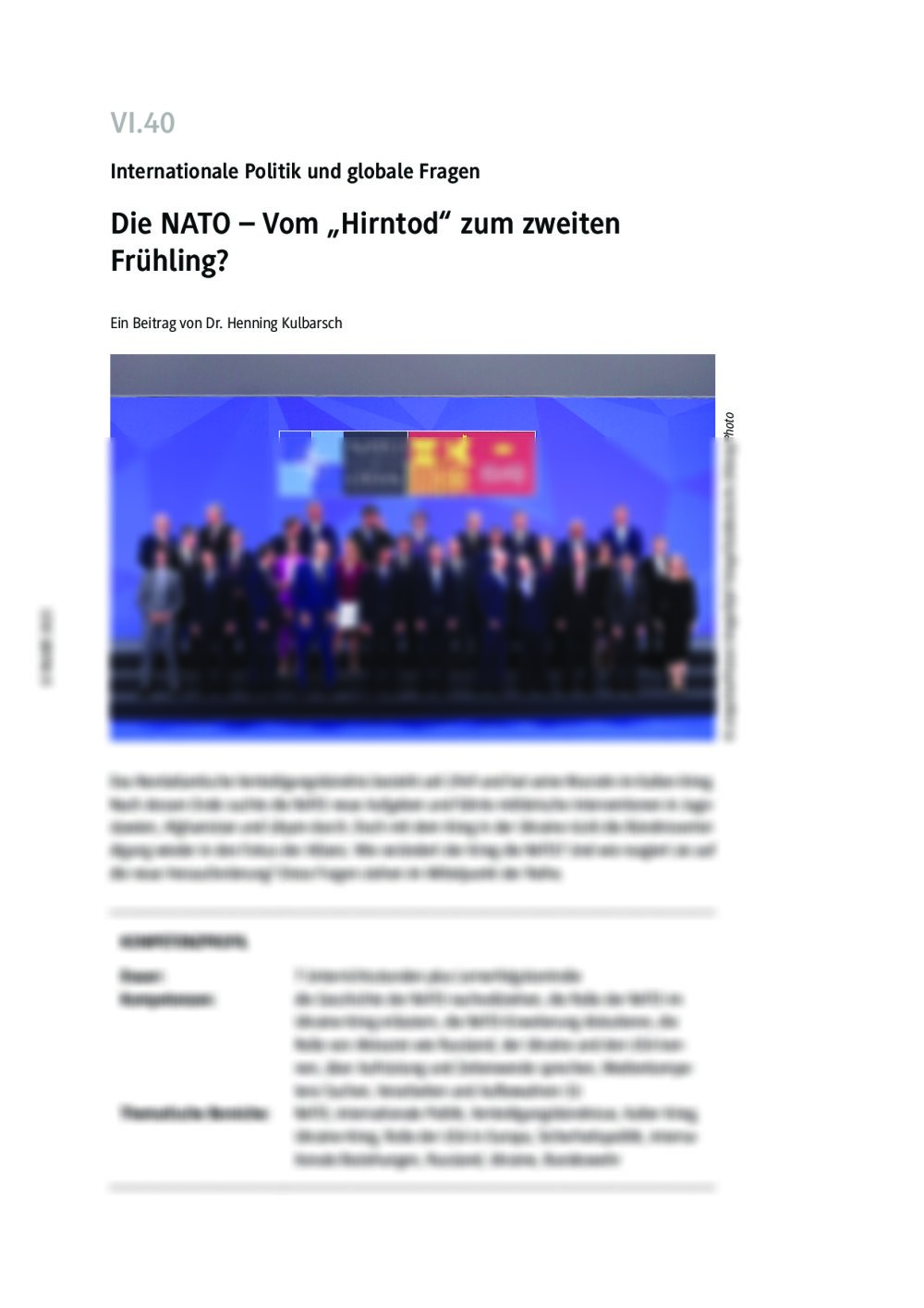 Die NATO - Seite 1