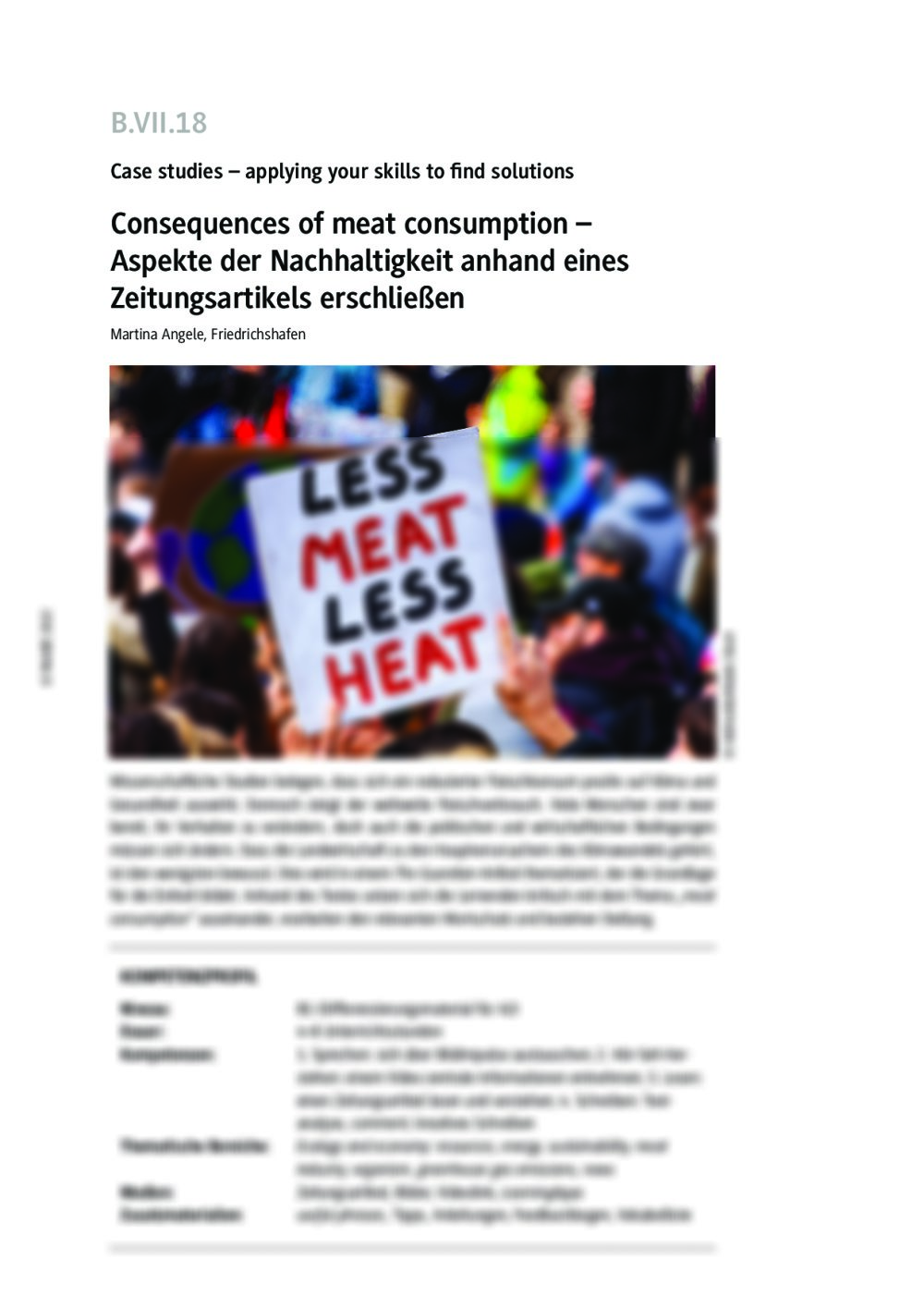Consequences of meat consumption - Seite 1