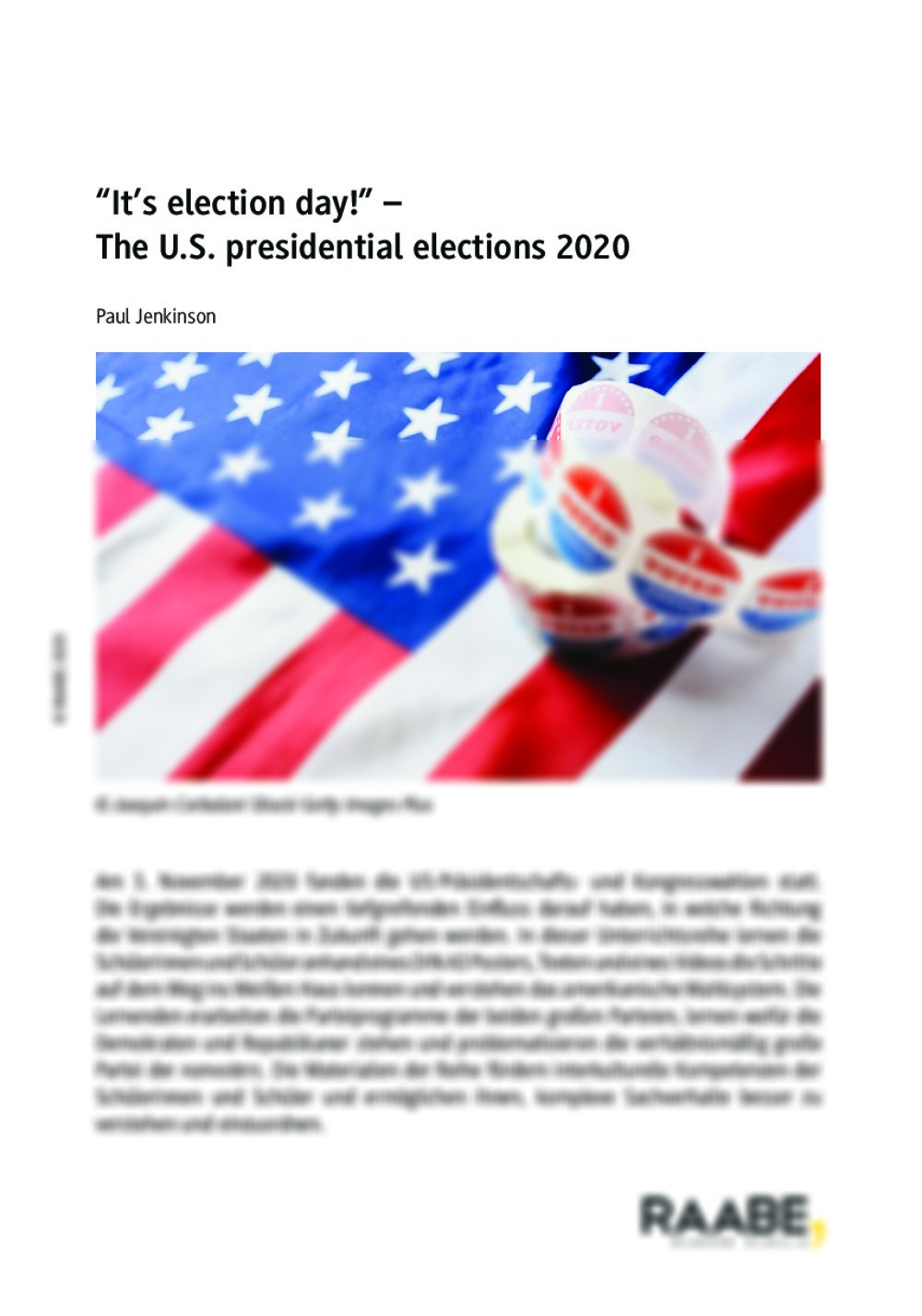 The U.S. presidential elections 2020 - Seite 1