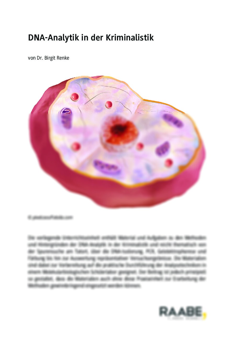 DNA-Analytik in der Kriminalistik - Seite 1