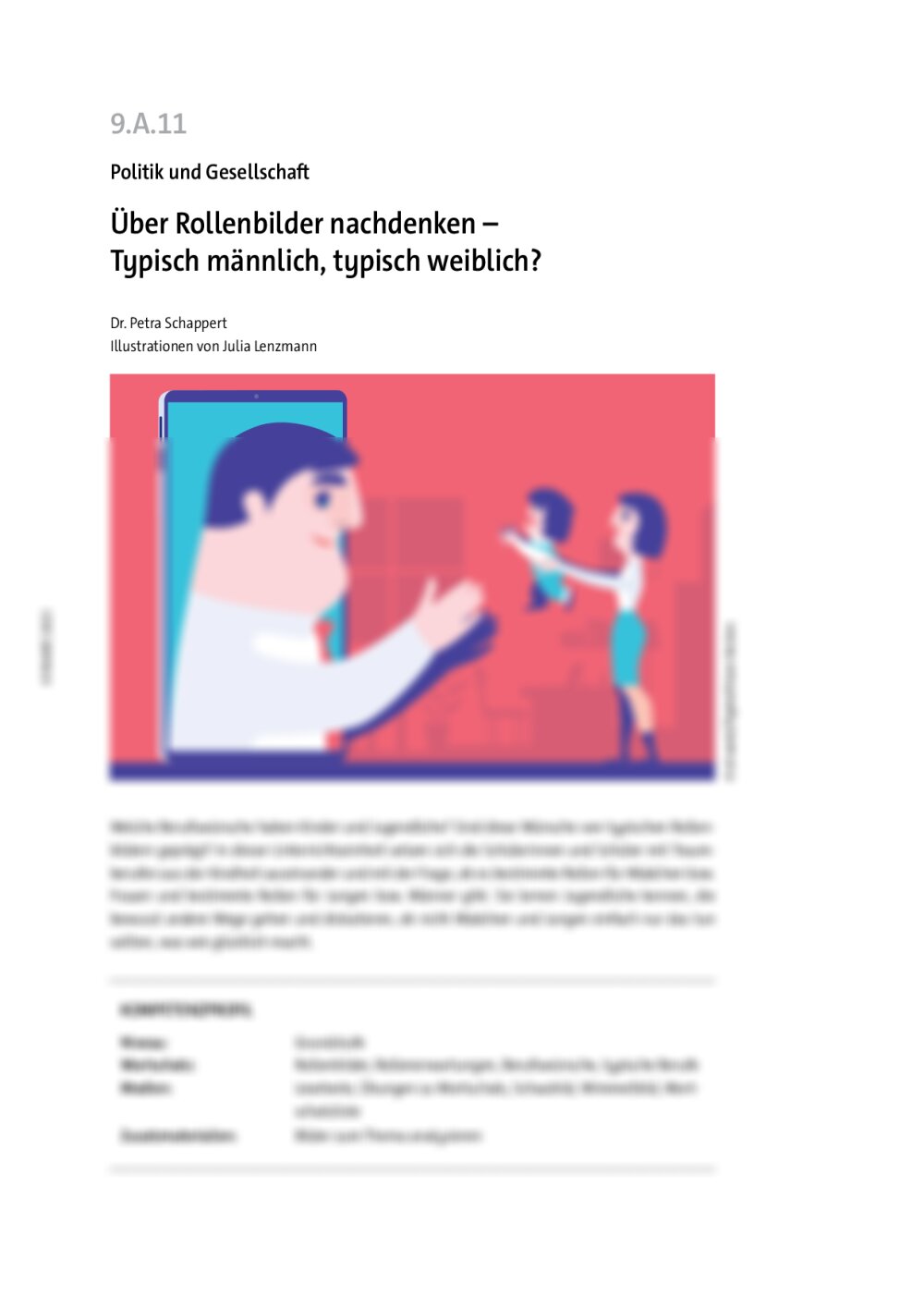 Über Rollenbilder nachdenken - Seite 1