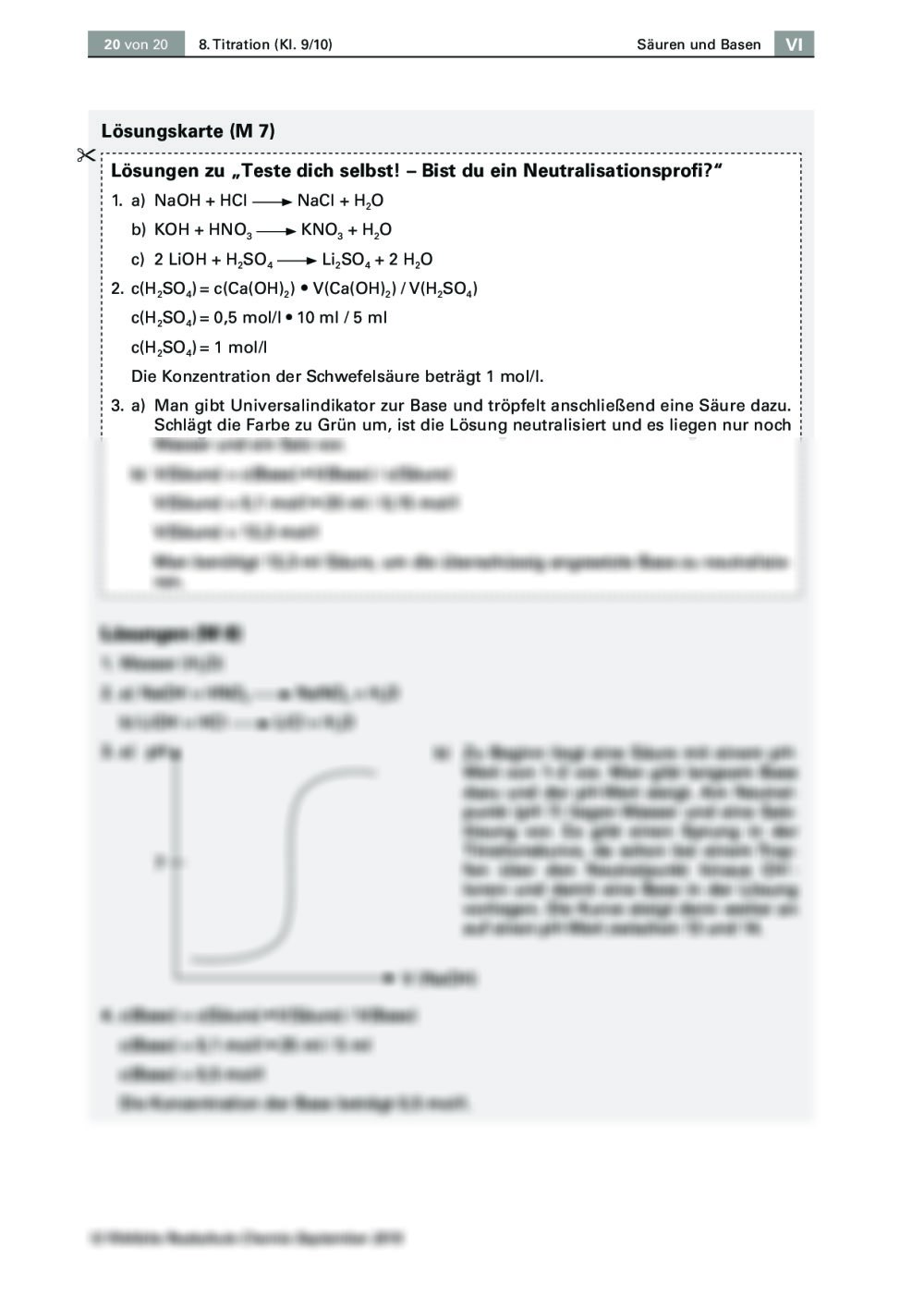 Mit Titration die Konzentration einer Base bestimmen | RAAbits Online
