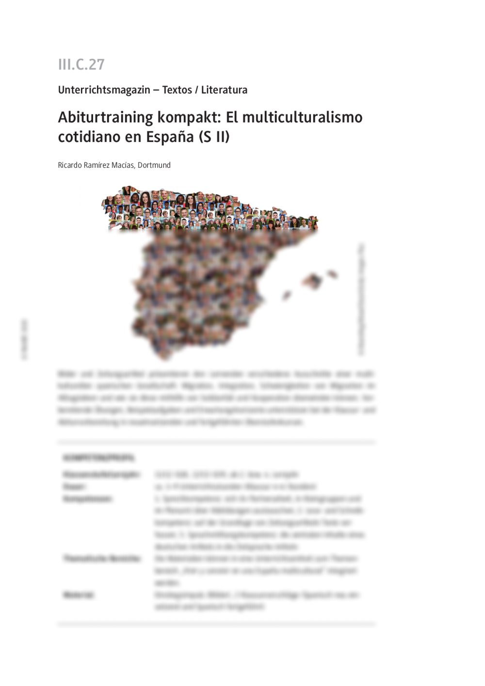 El multiculturalismo cotidiano en España - Seite 1