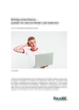 Quellen im Internet finden und bewerten