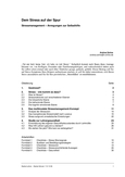 Stressmanagement – Anregungen zur Selbsthilfe