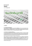 Rechtsbegriff: Teilzeit