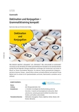 Deklination und Konjugation