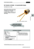 Der Transistor als Schalter