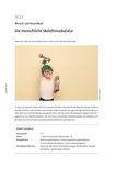 Die menschliche Skelettmuskulatur