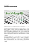 Rechtsbegriff: Dienstaufsichtsbeschwerde