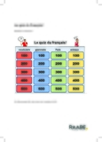 Le quiz du francais!