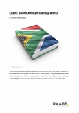 Exam: South African literary works