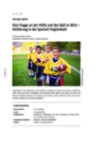 Einführung in die Sportart Flagfootball