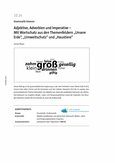 Adjektive, Adverbien und Imperative