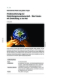 Friedenssicherung und Entwicklungszusammenarbeit