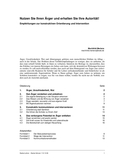 Empfehlungen zur konstruktiven Orientierung und Intervention in schwierigen Situationen