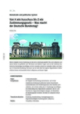 Aufgaben und Zusammensetzung des Bundestags
