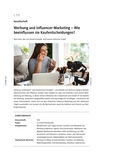 Werbung und Influencer-Marketing