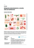 Biologischer Adventskalender zu Genetik, Zelle und Stoffwechsel