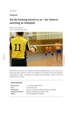 Der Seitarmaufschlag im Volleyball
