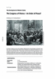 The Congress of Vienna