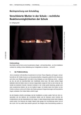 Verschleierte Mutter in der Schule