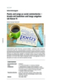 Poems and songs as social commentaries