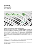 Rechtsbegriff: Akteneinsicht