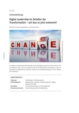 Digital Leadership im Zeitalter der Transformation