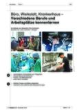 Verschiedene Berufe und Arbeitsplätze kennenlernen