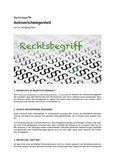 Rechtsbegriff: Amtsverschwiegenheit