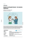 Deutsch ist nicht gleich Deutsch