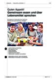 Gemeinsam essen und über Lebensmittel sprechen