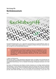 Rechtsbegriff: Rechtsbewusstsein