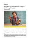 Schulleitung als Vorbild