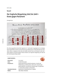 Der Englische Bürgerkrieg 1642 bis 1649