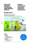 Körperteile und das eigene Befinden (mit ukrainischer Übersetzung)