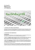 Rechtsbegriff: Widerspruch