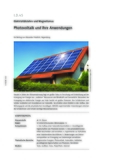 Photovoltaik und ihre Anwendungen