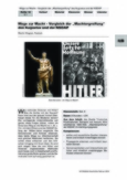 Vergleich der „Machtergreifung“ des Augustus und der NSDAP