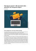 Mit einer klaren Ablagestruktur die Transparenz steigern
