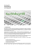 Rechtsbegriff: Amtshaftung