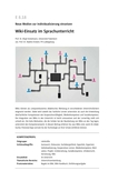 Wiki-Einsatz im Sprachunterricht