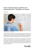 Kosinus und Arkustangens, Logarithmus und Exponentialfunktion