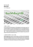 Rechtsbegriff: Elternzeit