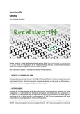 Rechtsbegriff: Gesetz