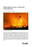 Waldbrandgefahr in Europa