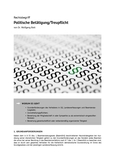 Rechtsbegriff: Politische Betätigung/Treupflicht